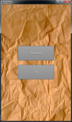 Menu principal